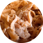 Jambon effiloché à l'érable (portion de 400g) - lesdeuxbetes