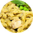 Gemelli au saumon sauce pesto