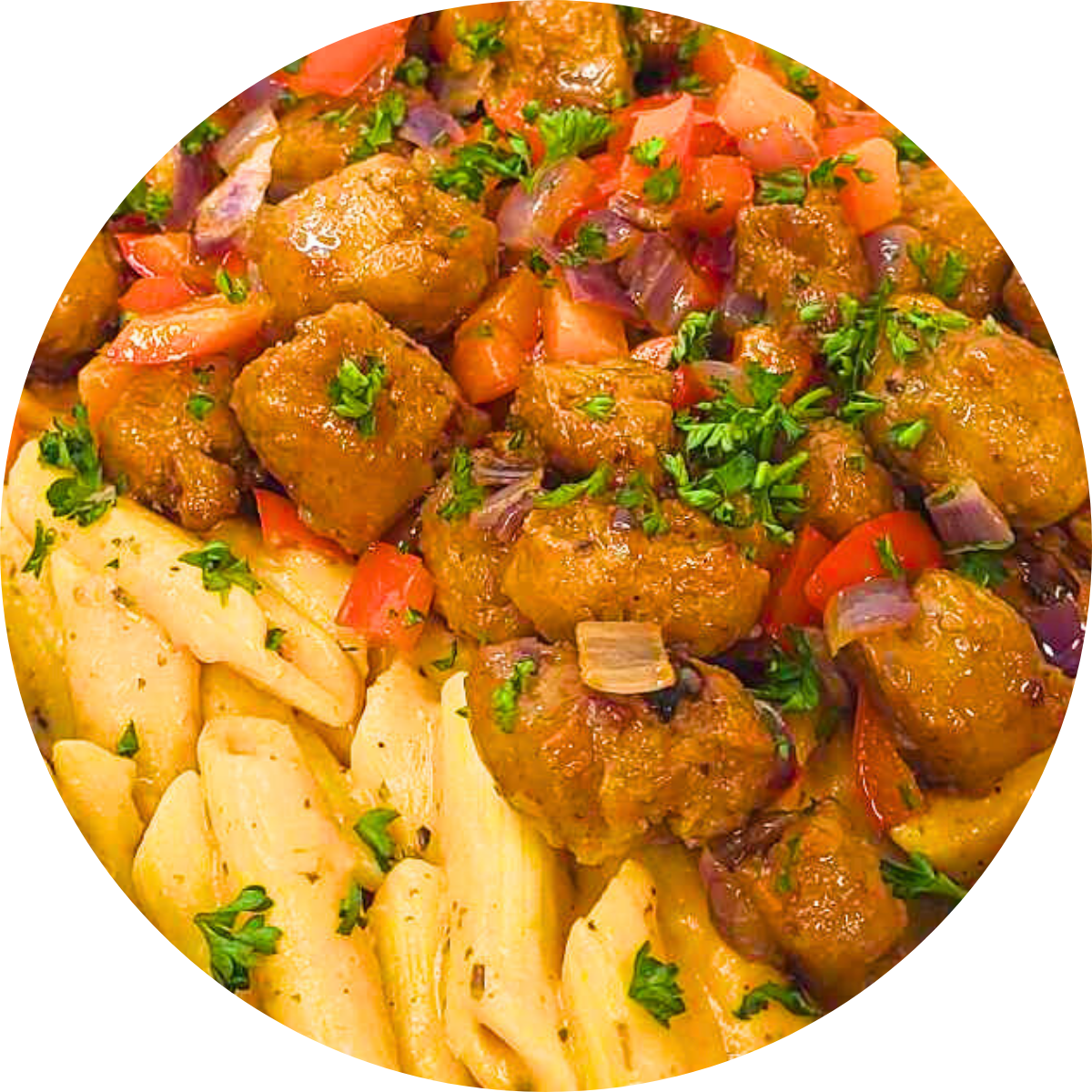 Penne aux saucisses italiennes