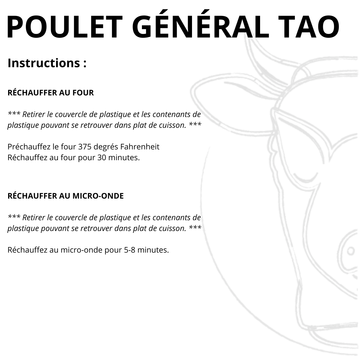 Poulet Général Tao