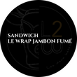 Sandwich - Wrap jambon fumé