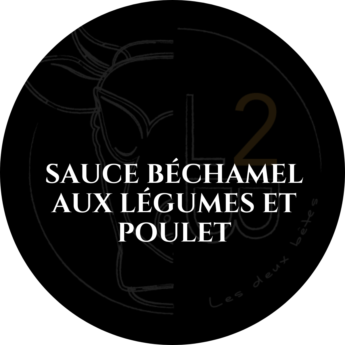 Sauce béchamel aux légumes et poulet