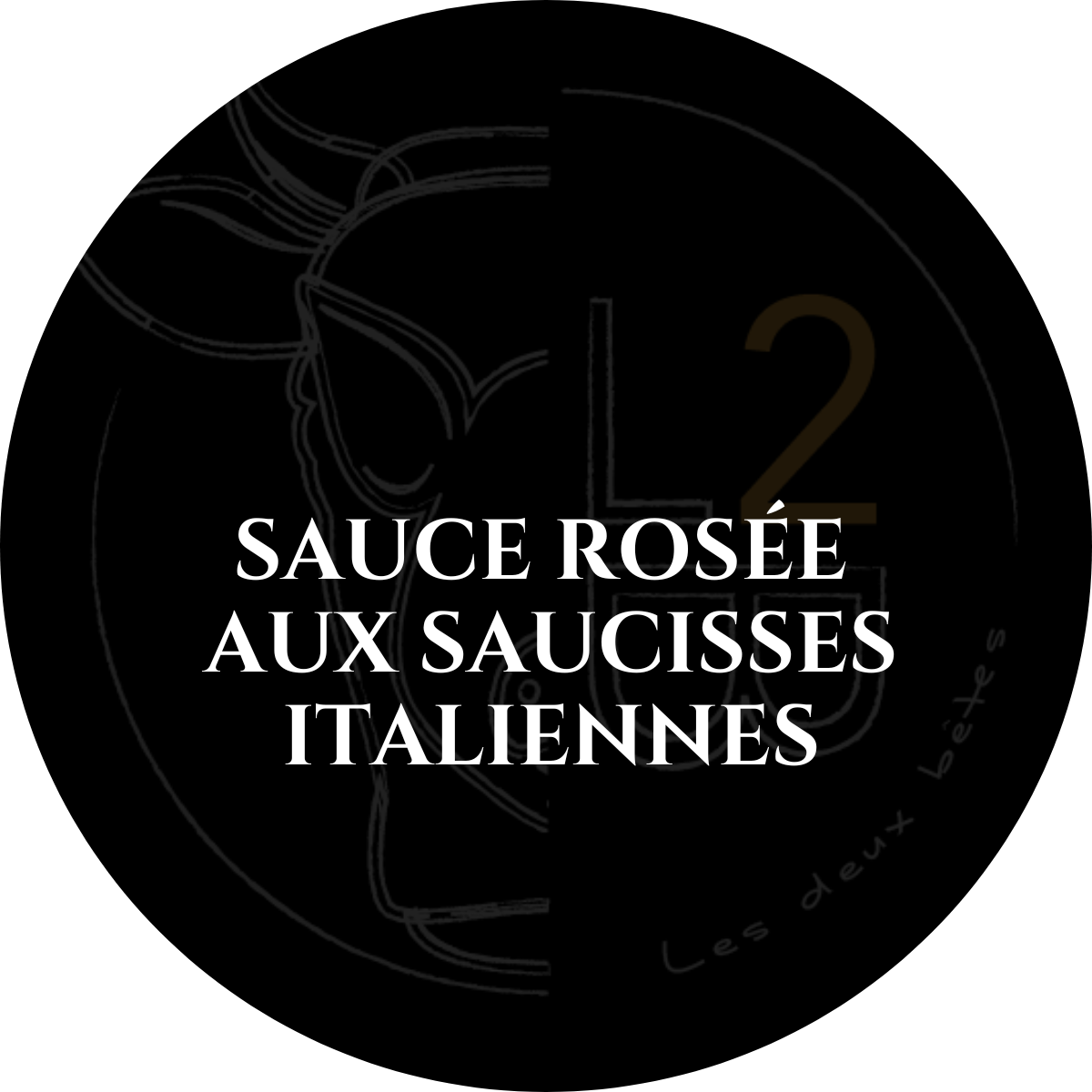 Sauce rosée aux saucisses italiennes