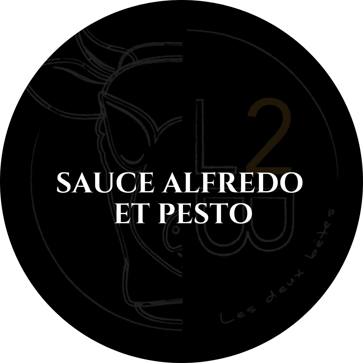 Sauce alfredo et pesto